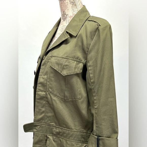 ZADIG & VOLTAIRE Olive green KALENA military style jacket size S. - Picture 4 of 15